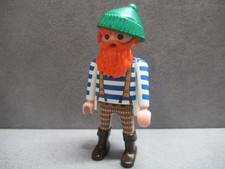 Figurki Playmobil | Marynarz | Marynarz z brodą na statek | Kutter | Łódź