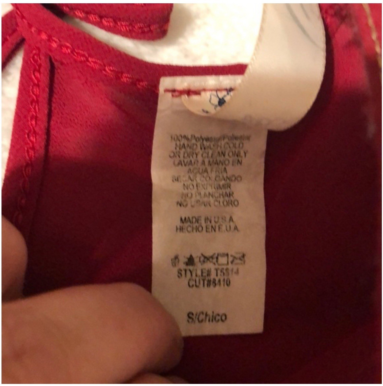 Ruby red cut out top - image 6