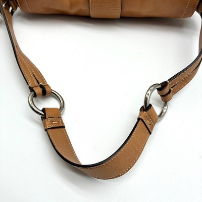 バッグ Coach Soho Accessory Pouch Leather Brown COACH Soho Leather Shoulder Bag Accessory Pouch Brown Y2K Good