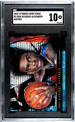 Shai Gilgeous Alexander #3 2018 Panini Court Kings Acetate Rookies card
