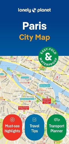 Lonely Planet Lonely Planet Paris City Map (Map) Map