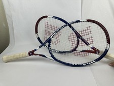 Wilson US Open Tennis Racquets Package Red White Blue 2 rackets L4 4 1/2