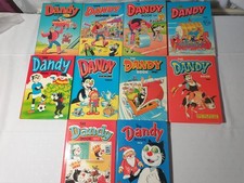 Joblot of 10 Dandy Annuals Published between 1970 - 1988