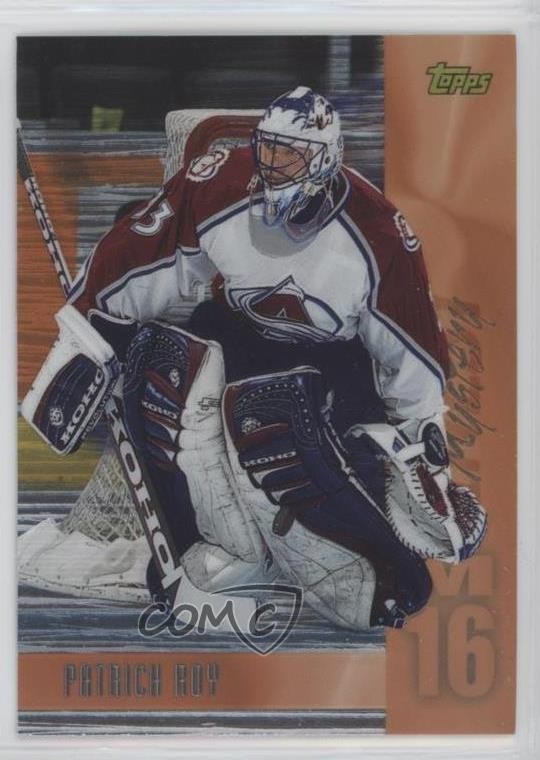 1998-99 Topps Mystery Finest Bronze Patrick Roy #M16 HOF 0f2