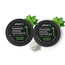 2 Pack of Primal: Life Organics! - Dirty Mouth Toothpowder, Activated Charcoal