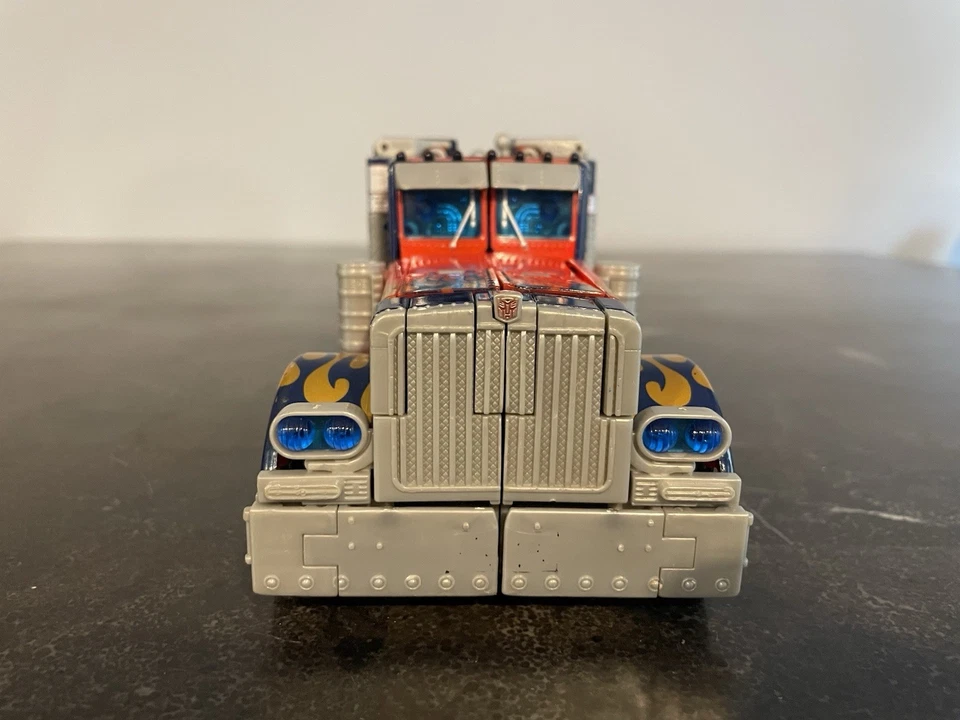Semirremolque Transformers Movie Leader Class Autobot Optimus Prime Hasbro 2007 Foto 3 de 4