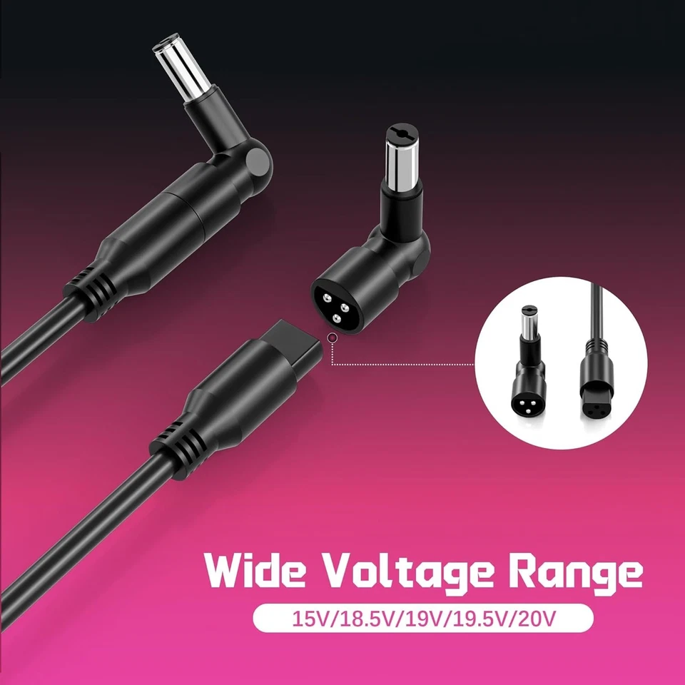 Cargador de fuente de alimentación universal de 90 W 15 puntas para computadora portátil y portátil alimentación de CA/CC Foto 4 de 4