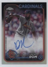 2024 Topps Chrome Update Auto Refractor 223/499 Drew Rom #RA-DR Auto 0t2