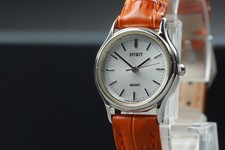 Vtg 1992 N MINT Seiko Spirit 4N21-0450 Quartz Platinum Womens Watch From JAPAN