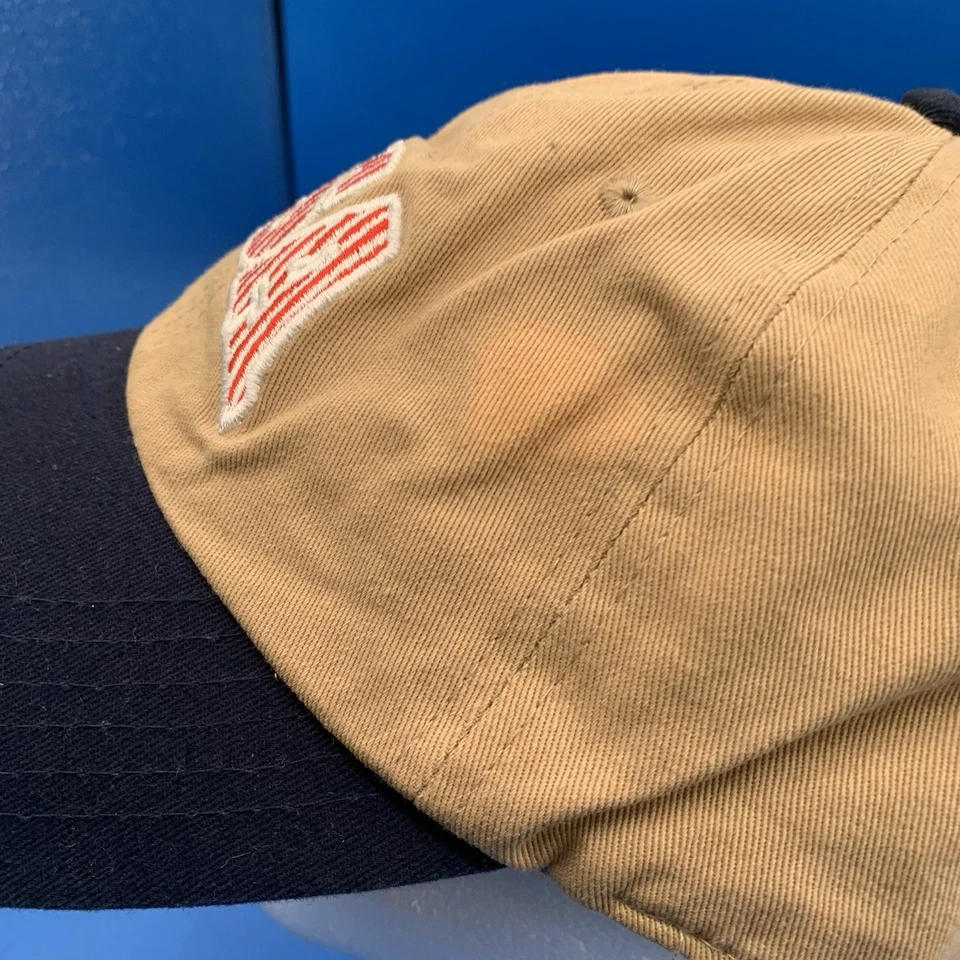 Gorra Stars And Rayas Azul Rojo Y Blanco EE. UU. Correa Logo Americano Foto 3 de 4