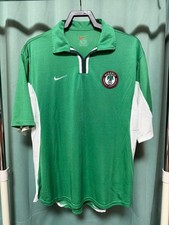 Nike Nigeria National Team Jersey 2000 L Green Unused Vintage Soccer Shirt