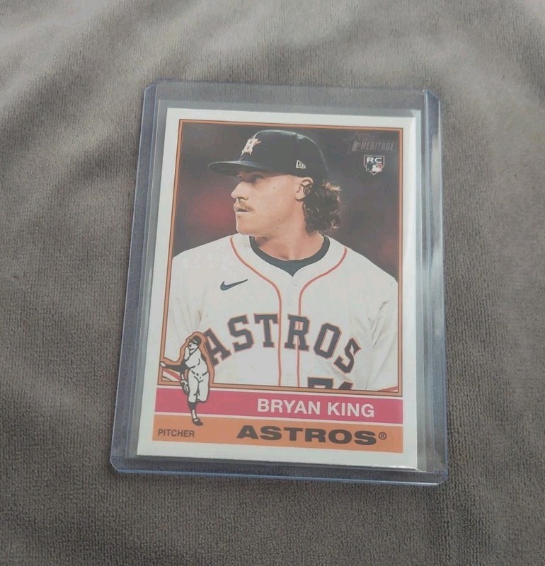 Topps Heritage Baseball Bryan King #208 RC Houston Astros