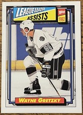Wayne Gretzky 1992-93 Topps Hockey Card #123 Los Angeles Kings NHL HOF Free Ship