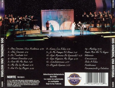 GILBERTO SANTA ROSA/VICTOR MANUELLE DOS SONEROS, UNA HISTORIA NEW CD