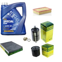 MANN-FILTER Inspektionspaket Mannol 5L Special Plus 10W-30 FüR Vw Polo Classic