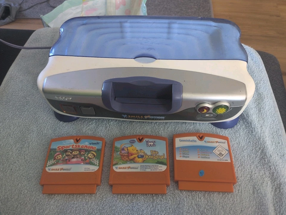 VTech Smile Motion Konsole mit 3 Spiele