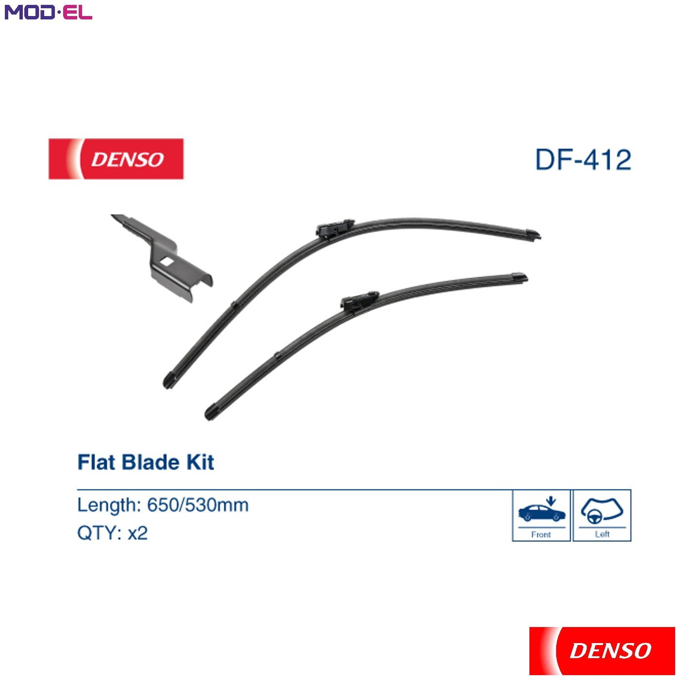 WIPER BLADE DF-412 FOR VW LAND ROVER RANGE/EVOQUE PORSCHE CYRC 2.0L 4cyl TOUAREG