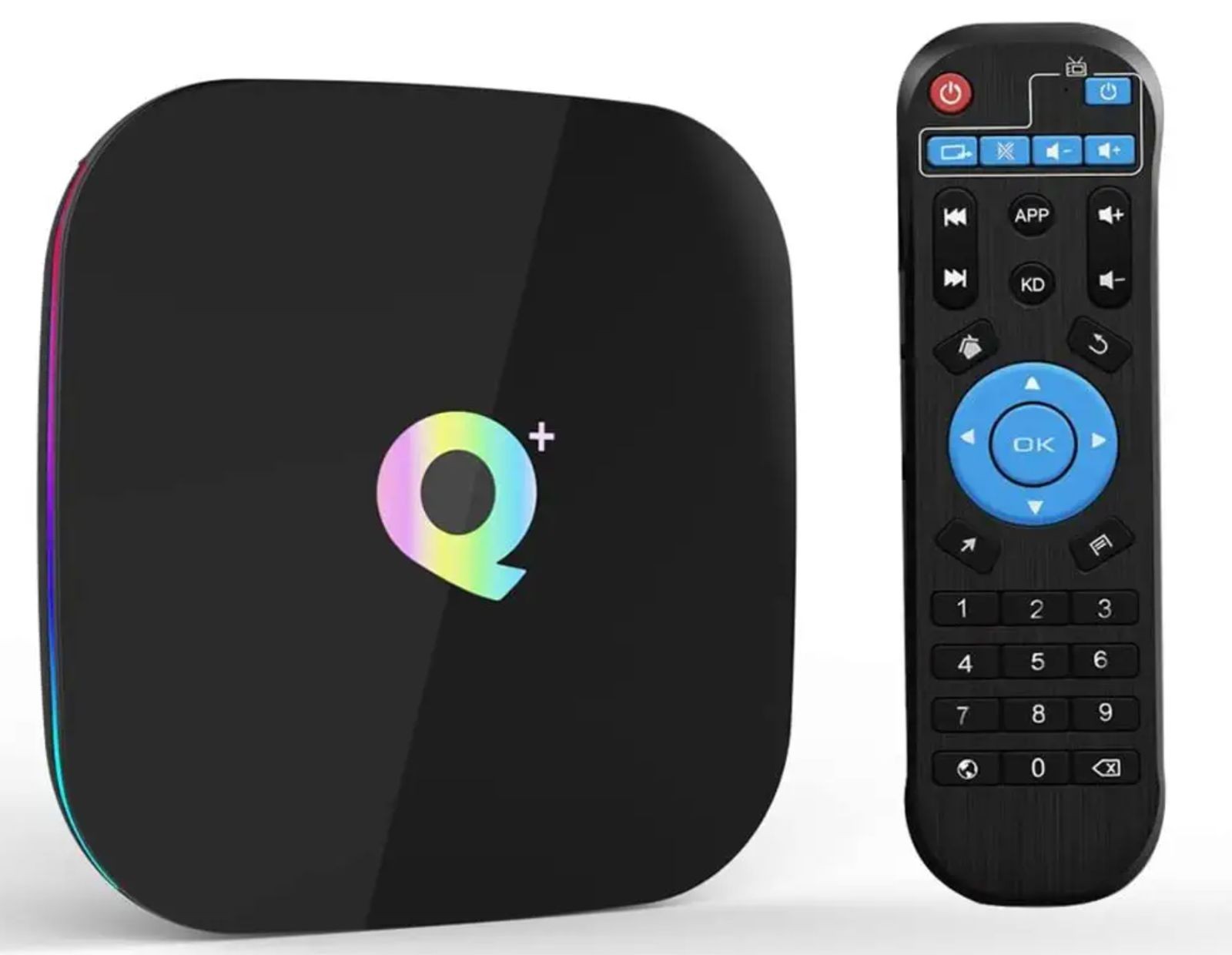 SMART TV BOX Q-PLUS ANDROID PIE 10.0 8GB RAM 64GB 6K WIFI DAZN NEW foto 3
