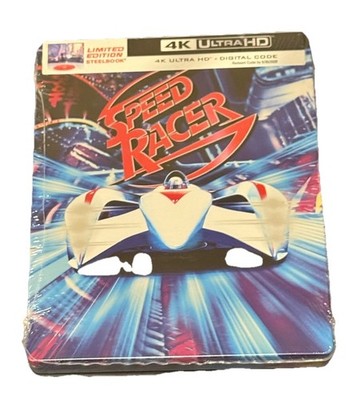 Speed Racer 4K Steelbook + Digital - SEALED New