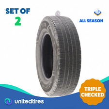 Set Of 2 Used Lt 24575r17 Goodyear Wrangler Workhorse Ht 121118r - 7.532
