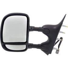 Power Towing Mirror For 2009-2014 Ford E-250 E-350 Super Duty Left Black
