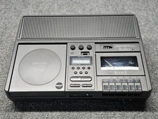 EIKI Model 8080 Portable Cassette Tape Recorder/CD Compact Disc Player Stereo