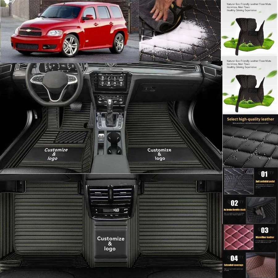 For Chevrolet HHR Car Floor Mats Carpets Cargo Liners Custom All Weather - Изображение 4 из 4