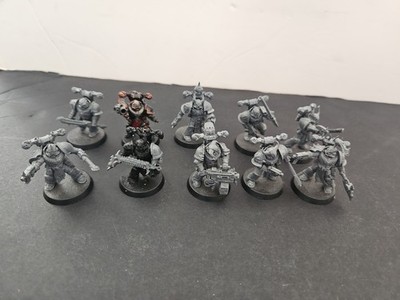 Warhammer 40K Chaos Space Marines Legionärstrupp gebaut
