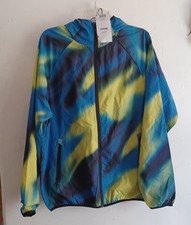 Mens M New With Tags Rain Shell Jacket From Sinsay, Zipper, Hood, Zip Pockets