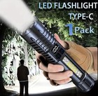 🔦 High-Power LED Flashlight (USB-C Rechargeable) — photo 1
