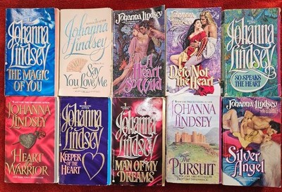 Used Romance Books - Johanna Lindsey, Bertrice Small, and other authors