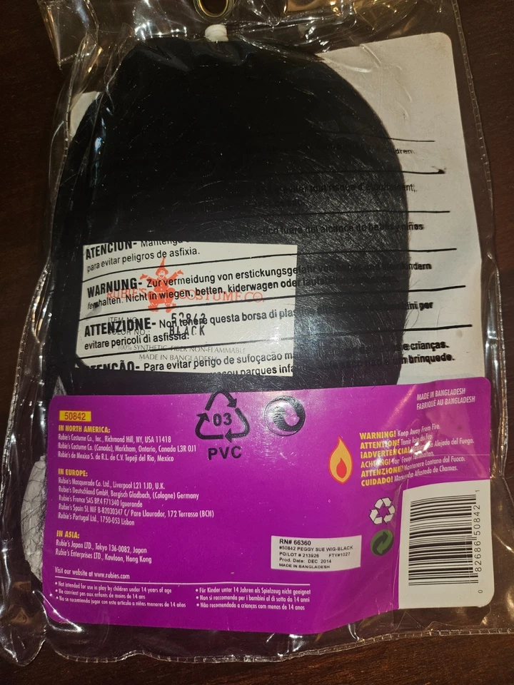 Peggy Sue Wig Short Bob 50's Retro Sock Hop or Halloween Costume Assessory - Image 2 of 2