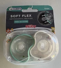 DR. TALBOT’S NUBY SOFT FLEX 0-6 Months PACIFIERS BP1