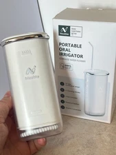 Niceble Portable Oral Irrigator Cordless Water Flosser 200ml 4 Modes 4 Tips NEW