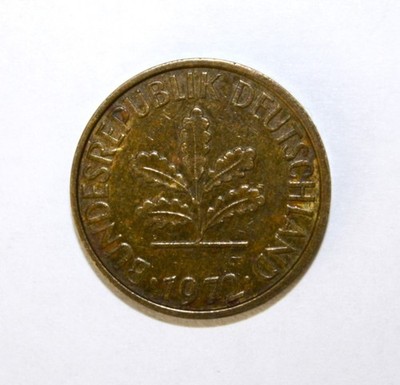 S7 - Germany 5 Pfennig 1972-F Extremely Fine +++ Coin *** Nice Coin