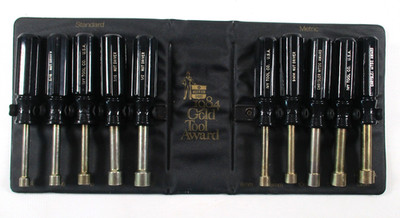 1984 Chrysler Gold Tool Award Master Tech Service SAE & Metric Nut Drivers USA