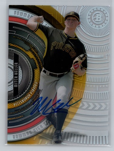 2017 Bowman High Tek Mitch Keller Pirates Rookie Prospect Auto #BHT-MK 5816