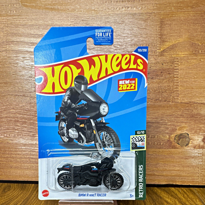 Hot Wheels BMW R nineT Racer Retro Racers 1:64 2022 Black Diecast 153/250