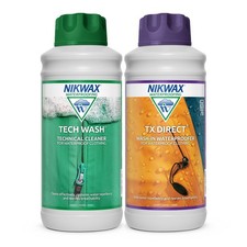 Nikwax TECH WASH and TX DIRECT Twin Pack, Technical 1 l (Pack of 1), Blue  42.99 per litre