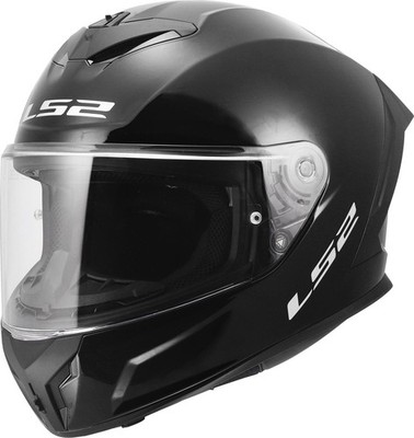 LS2 FF820 RAPID III SOLID Schwarz glänzend Integralhelm ECE 22.06 S 55/56