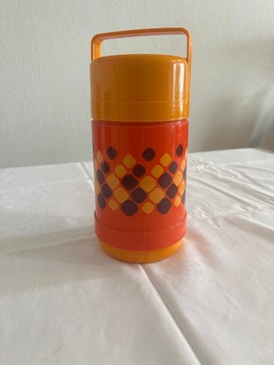 Alfi Thermobehälter Speisenwärmer - orange - 70er - Vintage