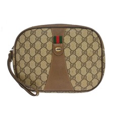 Best06 Gucci Beige Canvas GG Clutch Bag 89 01 034 BQ01244