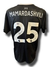 GIORGI MAMARDASHVILI SIGNED 25/26 LIVERPOOL GOALKEEPER SHIRT (ACG CERT AG16592)