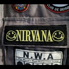 Nirvana Band Patch Kurt Cobain Grunge Alt Roc...