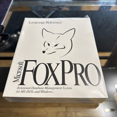 MicroSoft FoxPro Language Reference - Database Mgmt System MS-DOS Windows Sealed