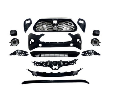 New Fits 2020 2025 Toyota Highlander Front Bumper Complete W Trim Fog Light