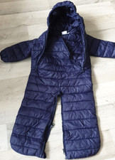 Baby Paket Overrall Papagino Gr. 62/68 Blau und 2 Teiler, Warmflasche, Windeln