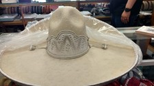 Sombrero Charro De Plata Mex 55- US 6 7/8