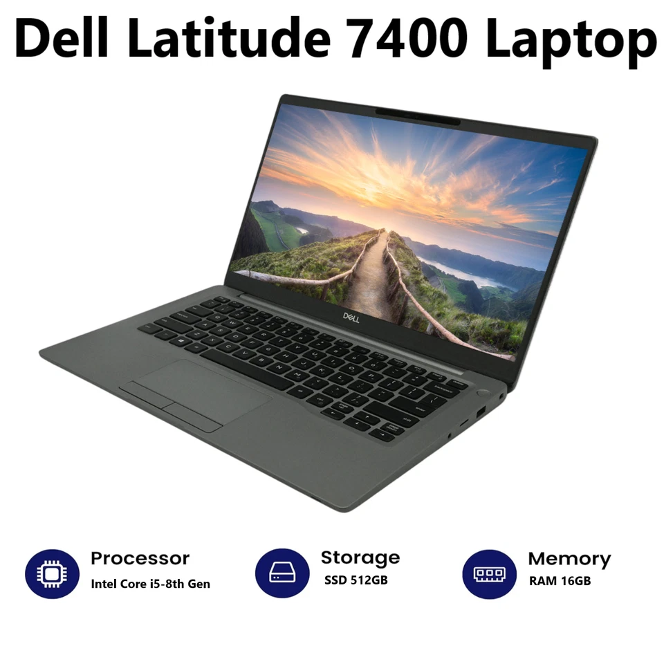 Dell Latitude 7400 · i5-8265U · 16GB · 512GB, photo 3 of 5