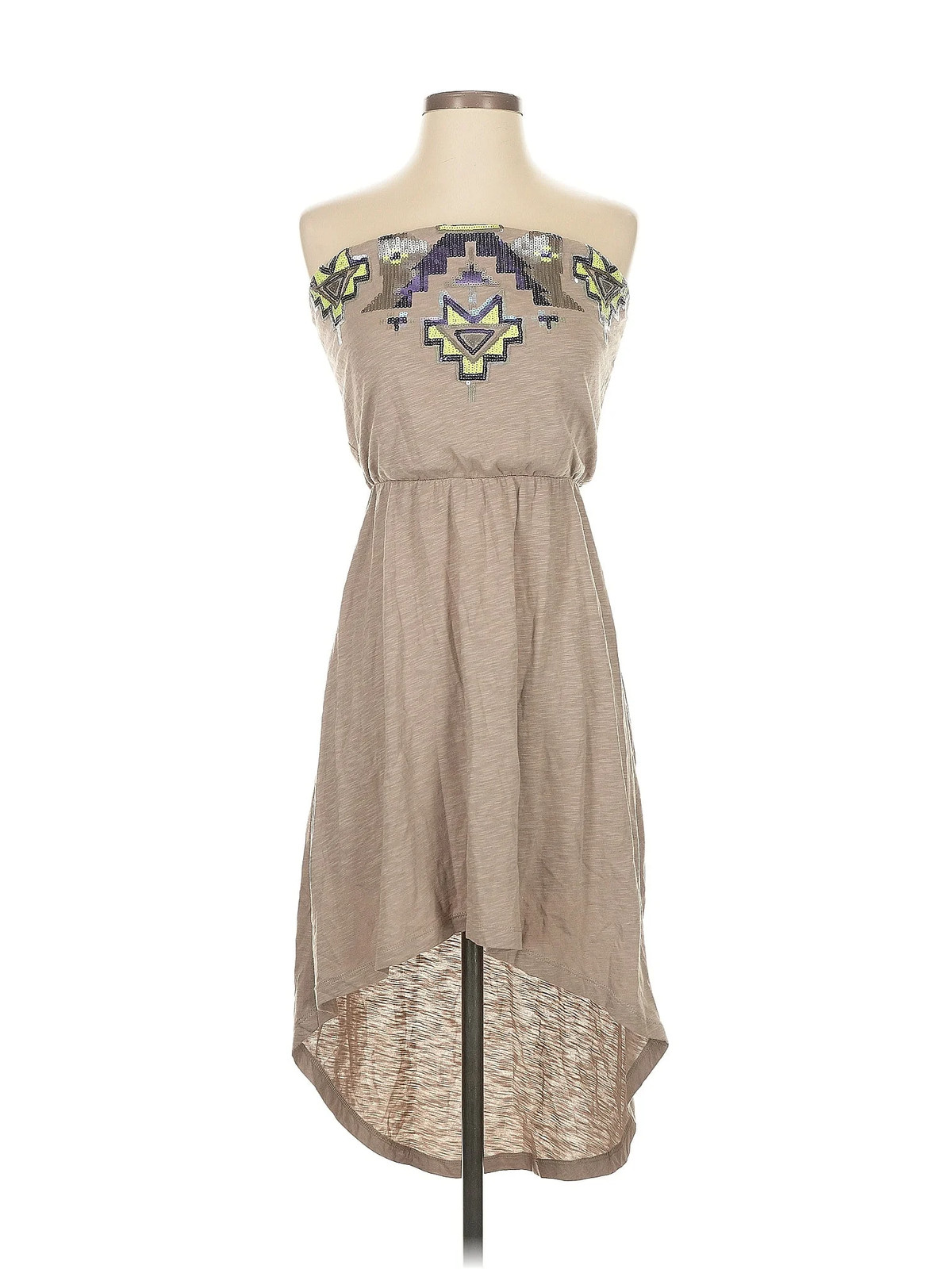 Express Women Brown Casual Dress XS - image 1